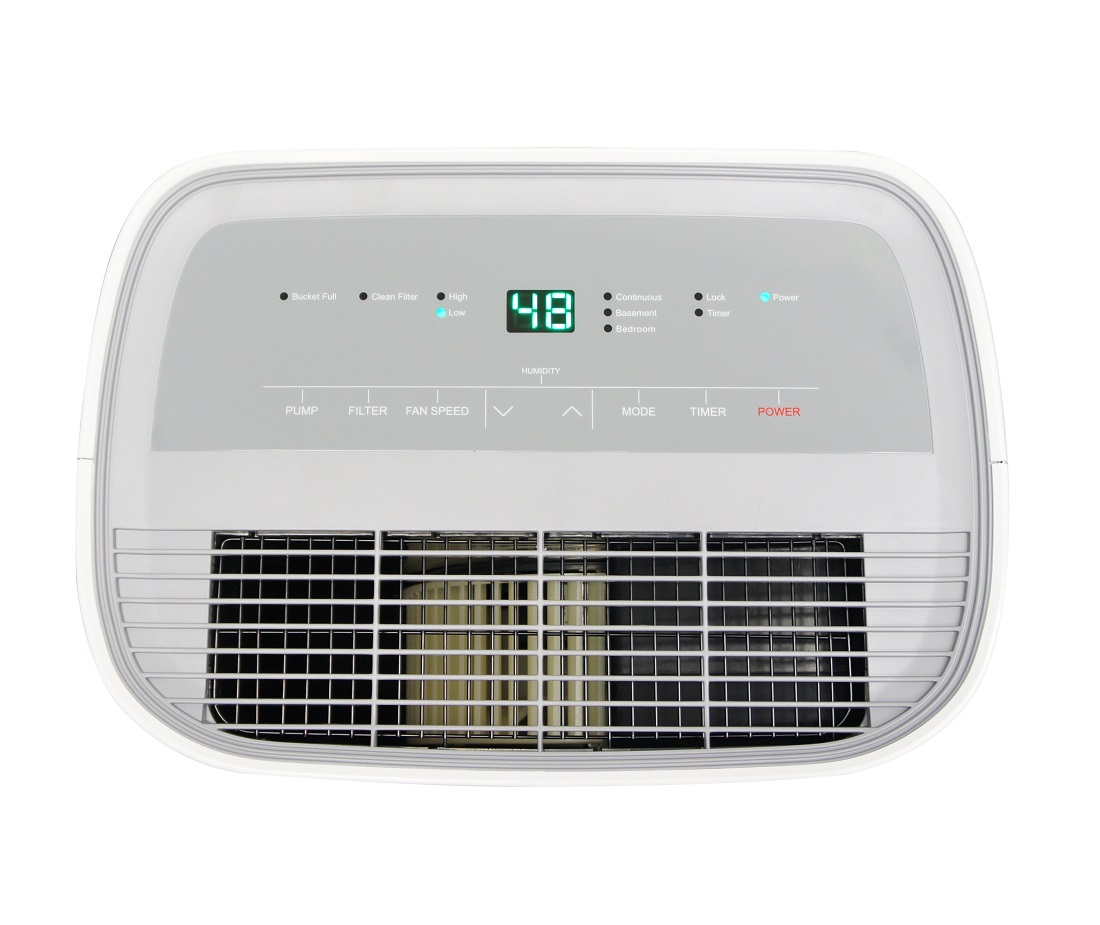 Sunpentown 50-Pint Dehumidifier with Built-In Pump