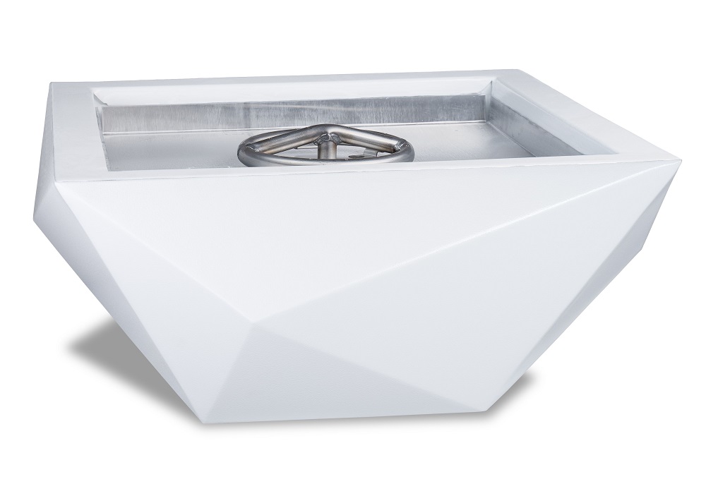 The Outdoor Plus 30 Inch Gladiator Steel Fire Bowl - 12V Ignition