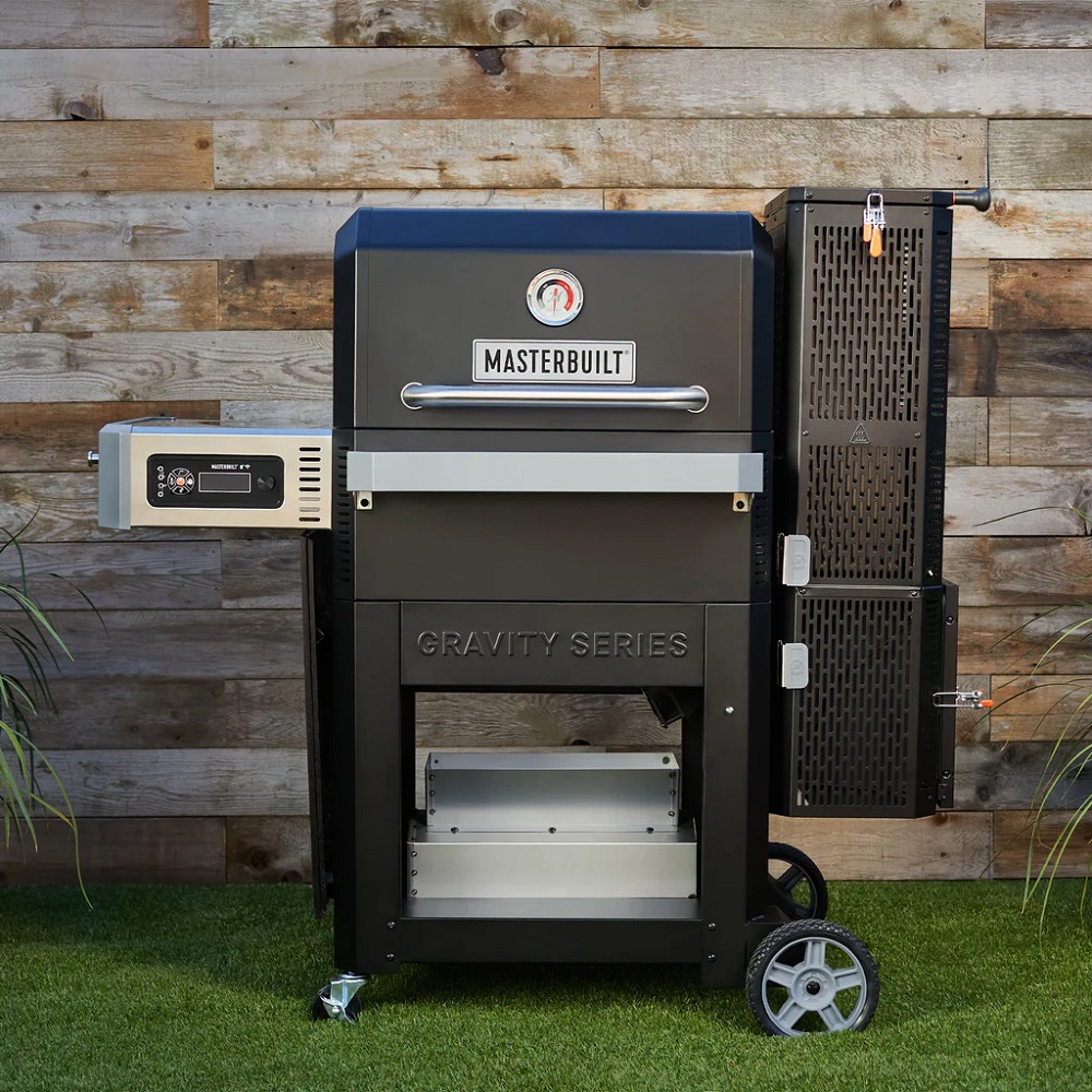 Masterbuilt 28 Inch Gravity 800 Digital Hopper Fed Charcoal Grill and Smoker