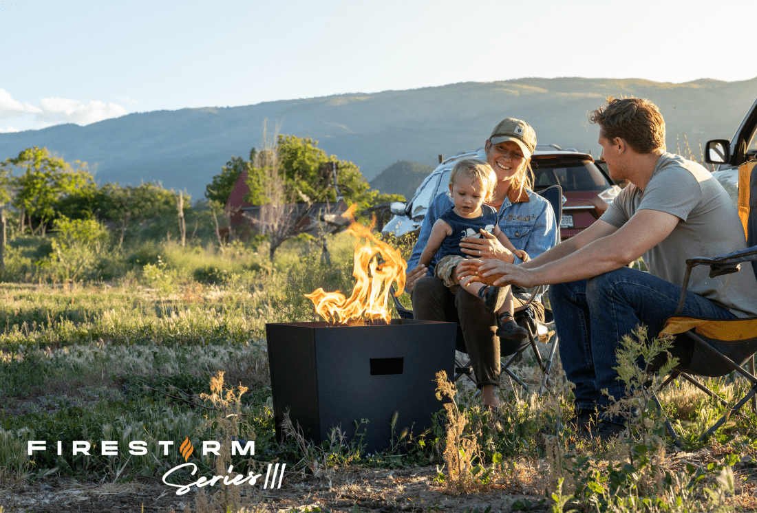 Live Outdoor FIRESTORM Series III Portable Propane Fire Pit
