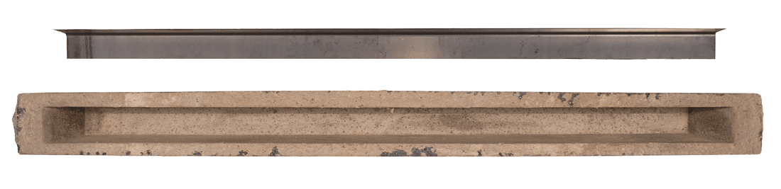 Pearl Mantels 72 Inch Natural Cut Stone Non-Combustible Mantel Shelf