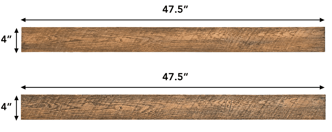 Pearl Mantels 6 Piece Wall Board Kit