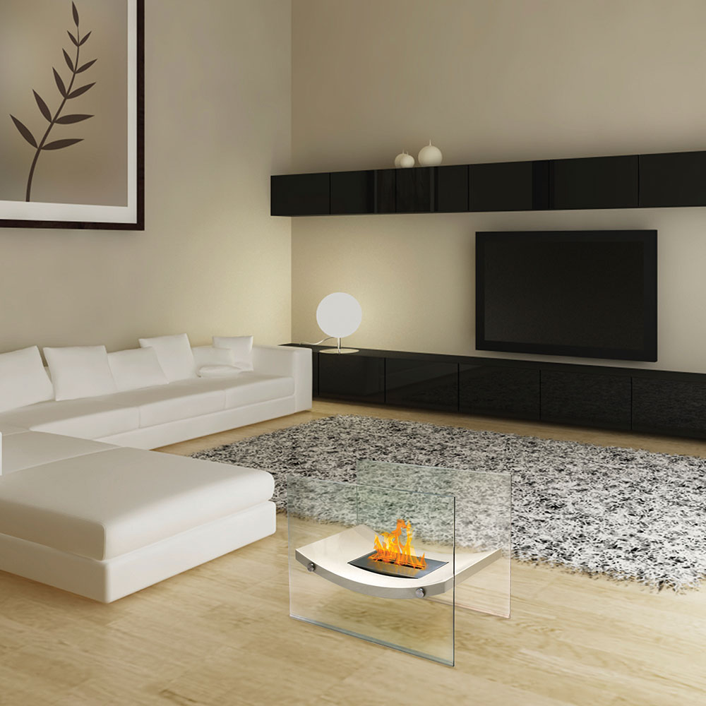 Anywhere Fireplace Broadway Freestanding Vent Free Ethanol Fireplace