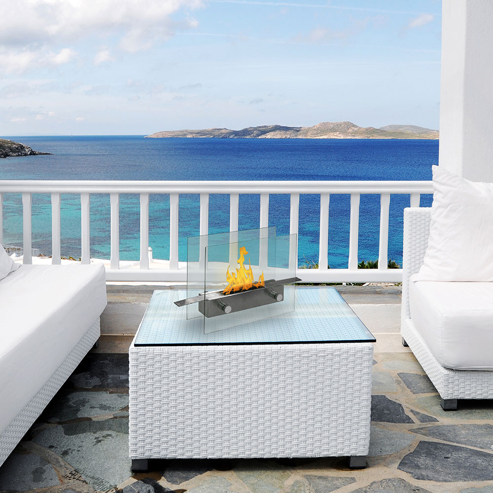 Anywhere Fireplace 14 Inch Metropolitan Tabletop Ethanol Fireplace