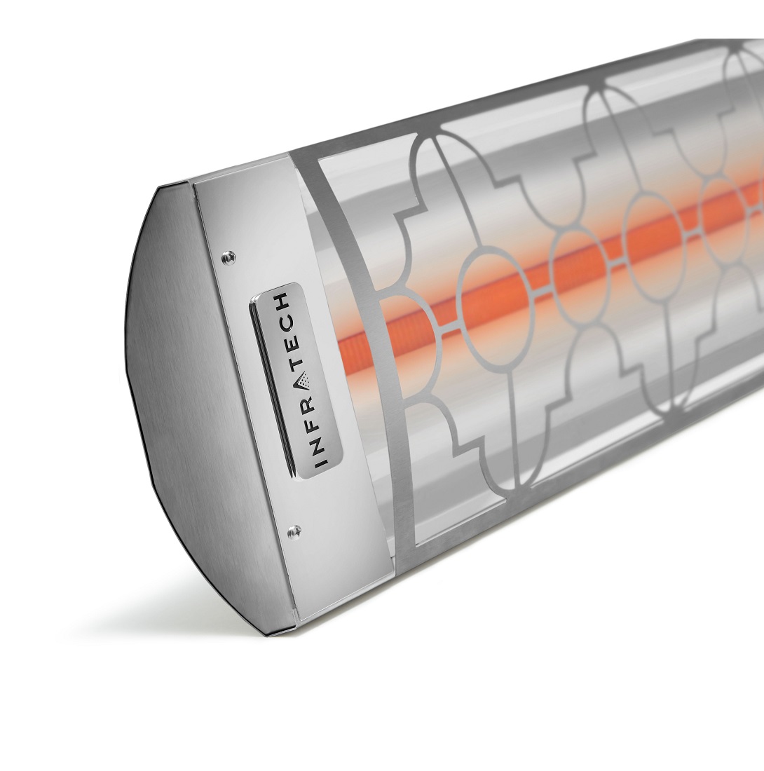 Infratech Comfort 48 Inch Mediterranean Motif 2600W Single Element Electric Patio Heater - 240V