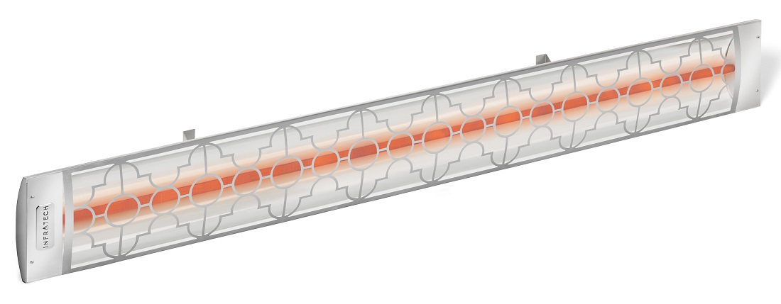 Infratech Comfort 48 Inch Mediterranean Motif 2600W Single Element Electric Patio Heater - 240V