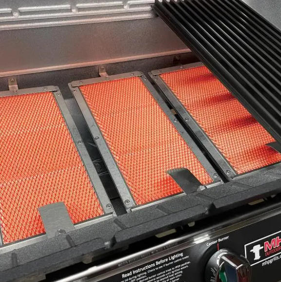 MHP Grills 27 Inch WRG4 Cast Aluminum Infrared Gas Grill Head with SearMagic Grids