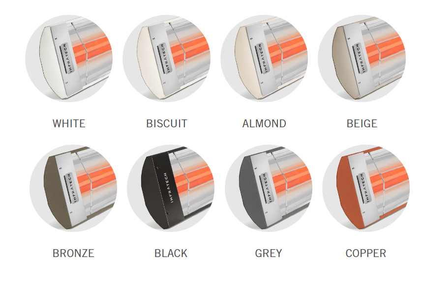 Infratech Comfort 48 Inch C Series 2600W Single Element Electric Patio Heater - 480V