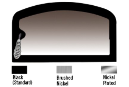 Ironstrike Stoves Arch Faceplate for Striker 160 and Performer 210 Stoves and Inserts