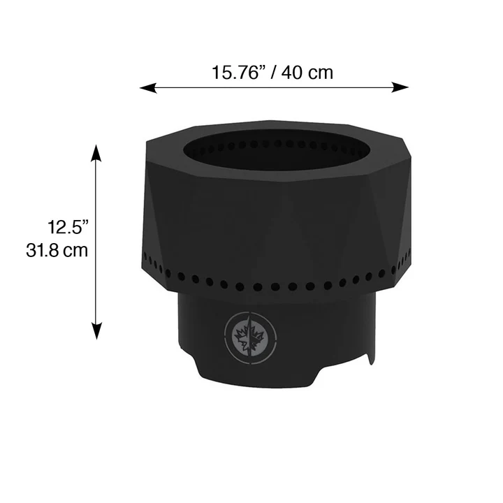 Blue Sky NHL Winnipeg Jets Smokeless Steel Portable Wood Burning Fire Pit