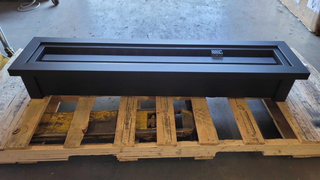 Kingsman 48 Inch Barbara Jean Collection Outdoor Linear Firestand with Manual Controls