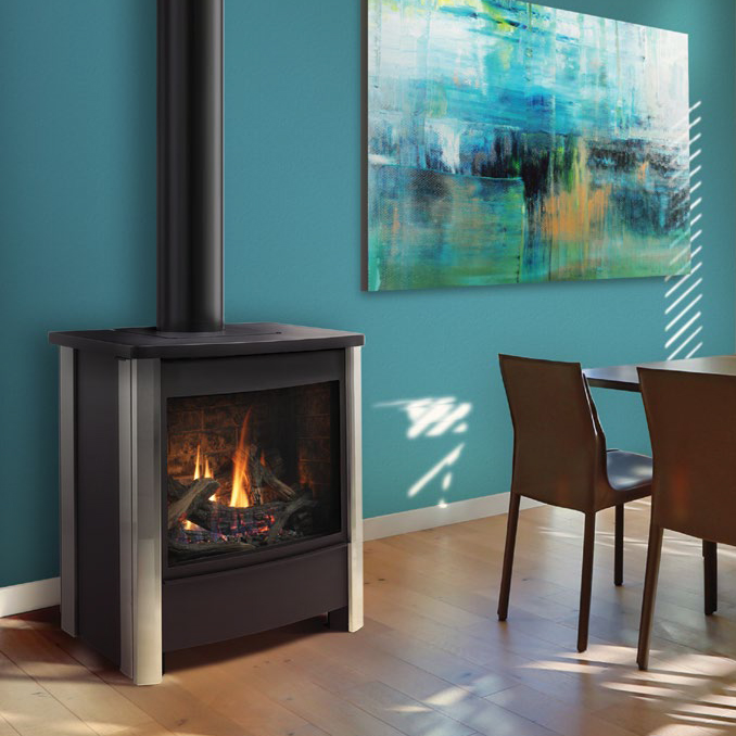 Kingsman 26 Inch Direct Vent Gas Heating Stove - Millivolt