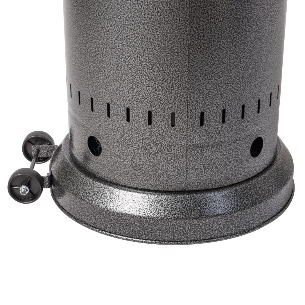 Fire Sense 33 Inch Hammered Platinum Commercial Patio Propane Heater
