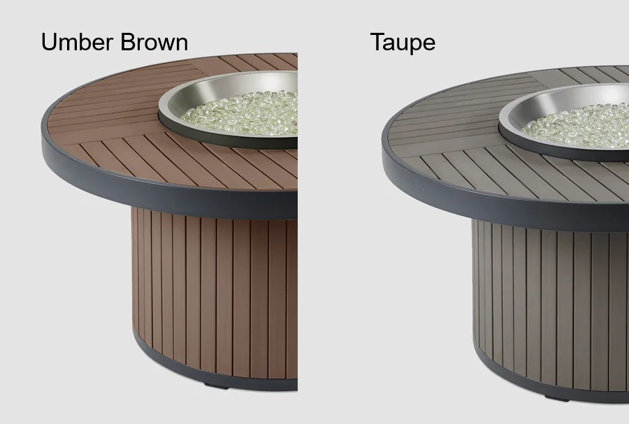 Outdoor Greatroom Company 42 Inch Kenwood/Brooks Round Chat Height Fire Pit Table - Manual