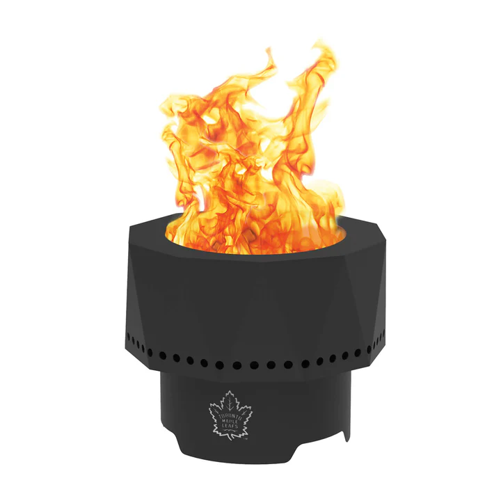 Blue Sky NHL Toronto Maple Leafs Smokeless Steel Portable Wood Burning Fire Pit