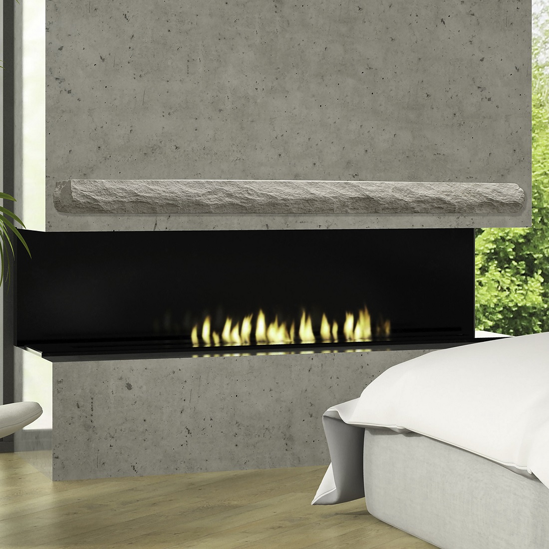 Lexington Hearth Rockface Mantel Shelf