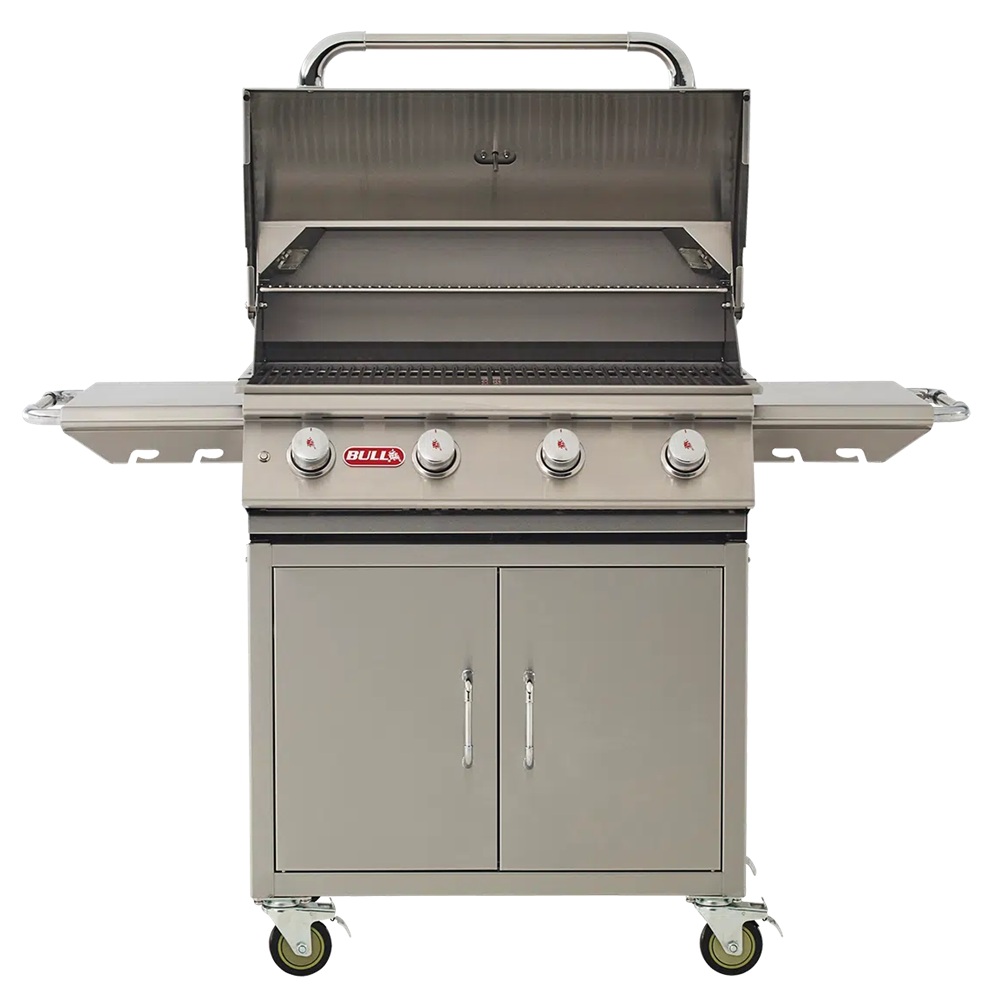 Bull Outdoors 30 Inch Lonestar Stainless Steel Gas Grill with Cart