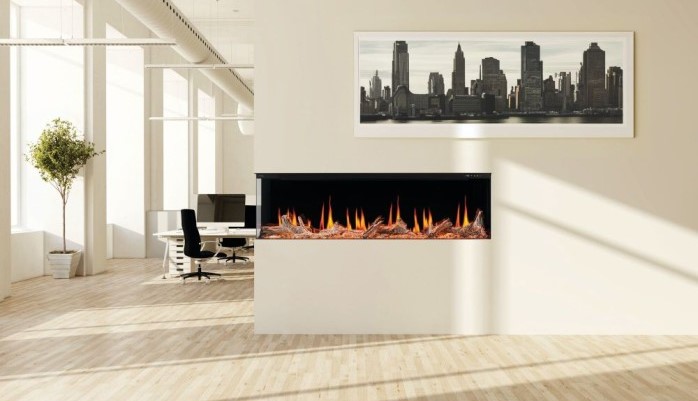 Napoleon 65 Inch LCD Built-In Linear Electric Fireplace