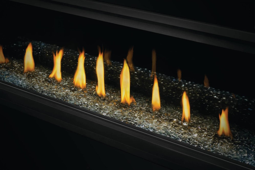 Napoleon 50 Inch See-Through Vector Direct Vent Linear Gas Fireplace - Electronic Ignition