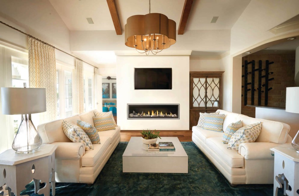 Napoleon 62 Inch Vector Direct Vent Linear Gas Fireplace - Electronic Ignition