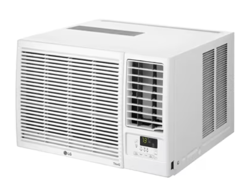 LG 12K BTU 24 Inch Heat and Cool Window Air Conditioner with WiFi Controls - 11.3 CEER