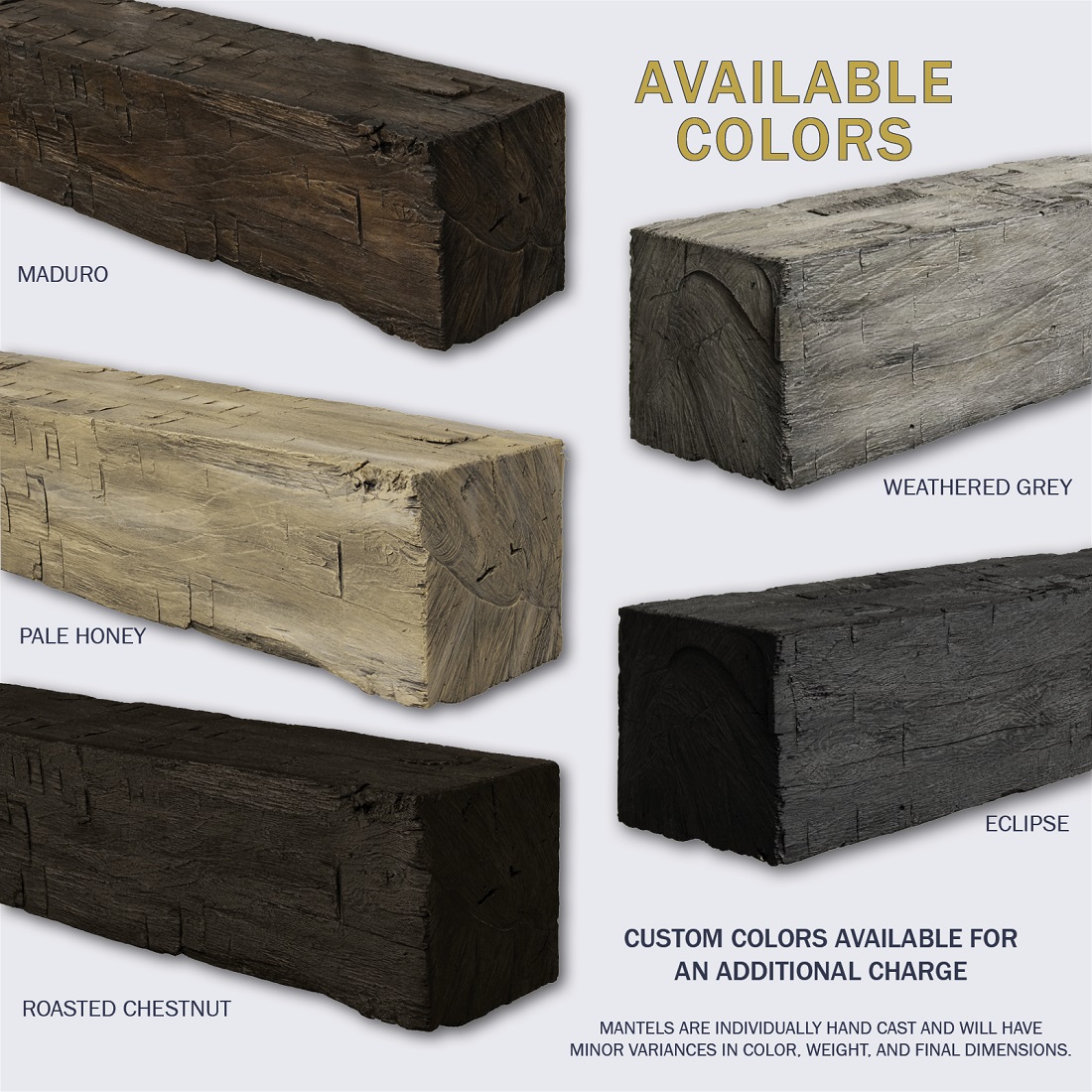 Lexington Hearth 6 Foot Farmhouse Non-Combustible Mantel Shelf