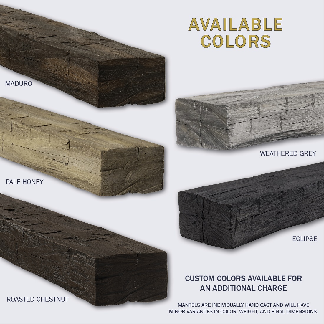 Lexington Hearth 6 Foot Hayloft Beam Non-Combustible Mantel Shelf