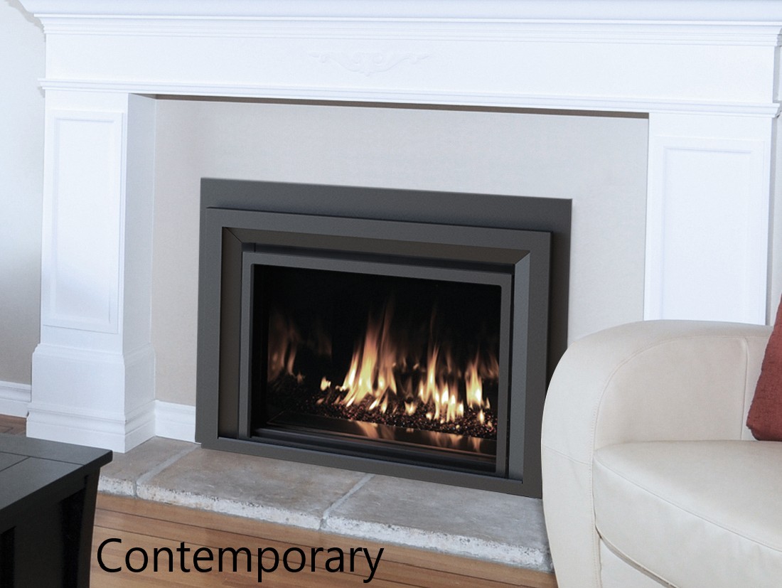 Ironstrike Stoves 32 Inch Madison Park Direct Vent Gas Fireplace Insert