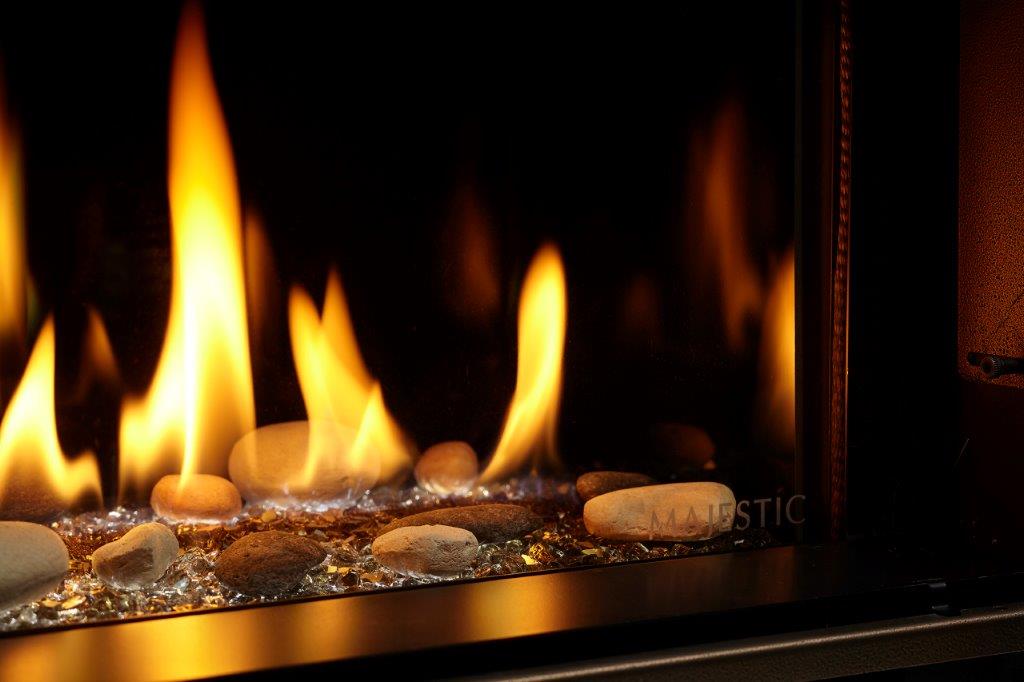 Majestic Echelon II 48" Direct Vent Linear Fireplace with IntelliFire Plus Ignition