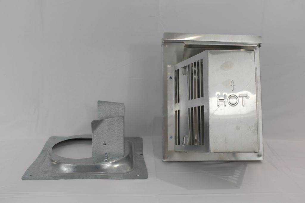 Majestic Horizontal Termination Cap with Short Flue - For DVP Pipe Systems