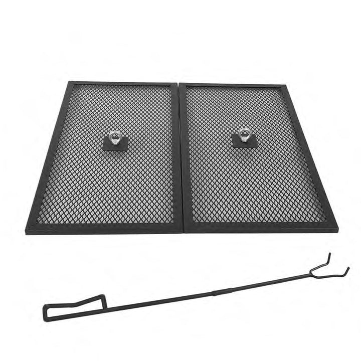Blue Sky Outdoor Living 28 Inch Square Mammoth Dual-Fuel Smokeless Fire Pit