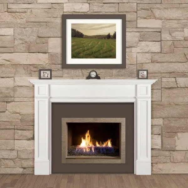 Pearl Mantels Marshall MDF Fireplace Fireplace Mantel Shelf