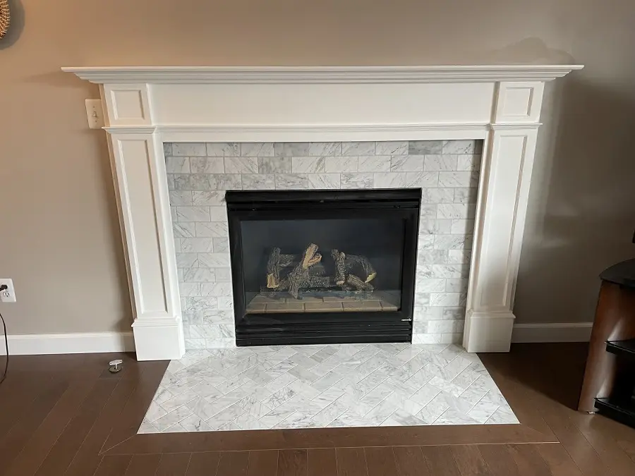 Pearl Mantels Marshall MDF Fireplace Fireplace Mantel Shelf