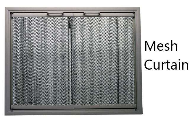 Thermo-Rite Reserve Masonry Fireplace Door - Outside Fit