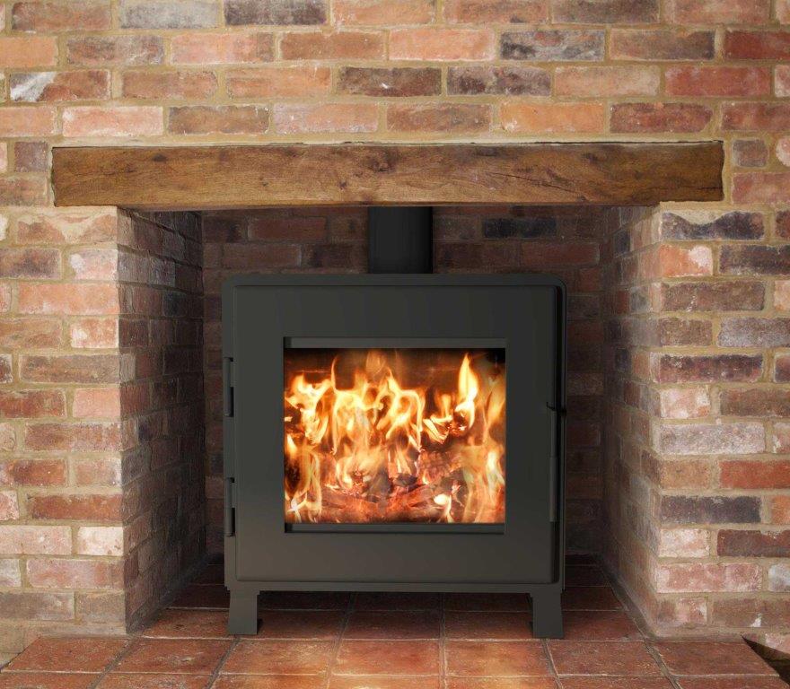 MF Fire 23 Inch Nova Freestanding Wood Burning Stove