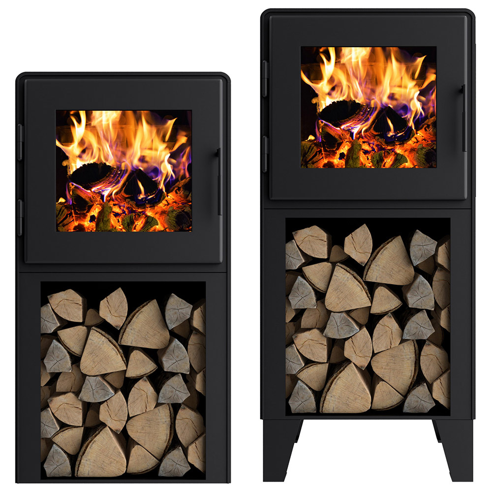 MF Fire 23 Inch Nova Tower Wood Burning Stove