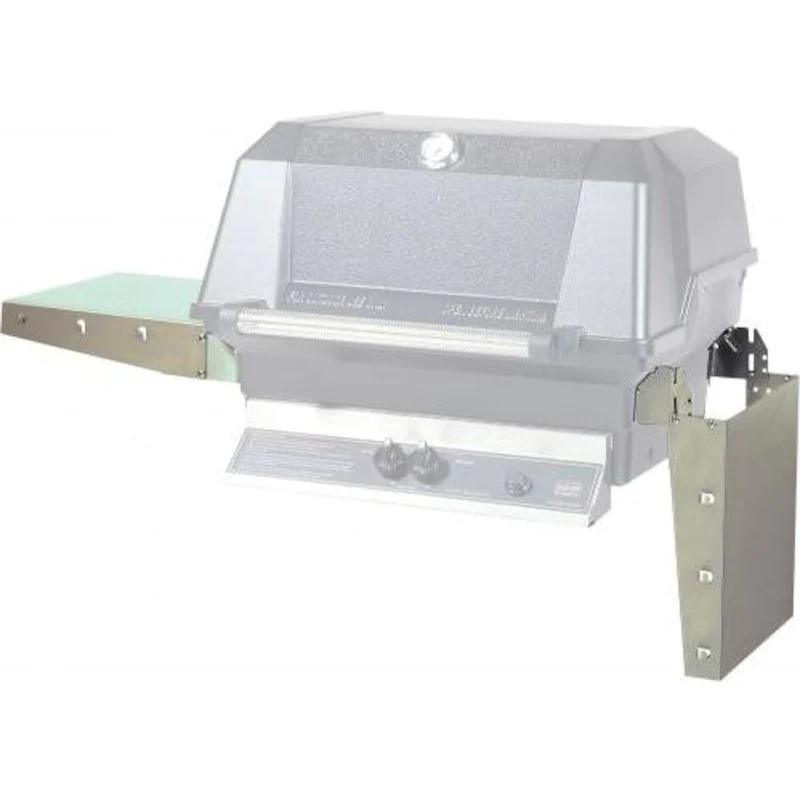 MHP Grills Stainless Steel Fold-Down Double Shelf Kit