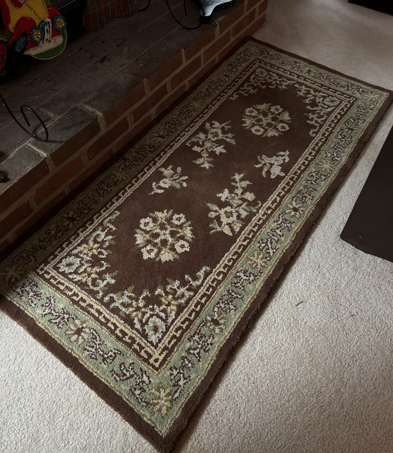 Minuteman 56 Inch Oriental Rectangular Hearth Rug
