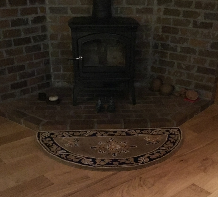 Minuteman Jardin Half Round Hearth Rug