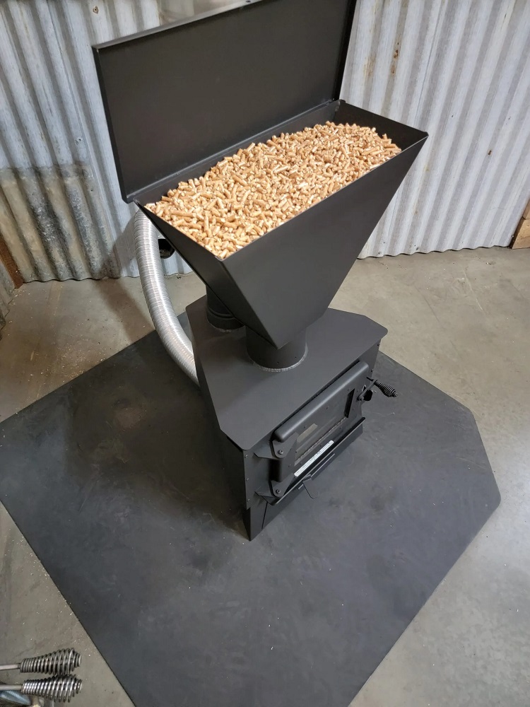 Flame Innovation 19 Inch Mini Me Non-Electric Pellet Stove