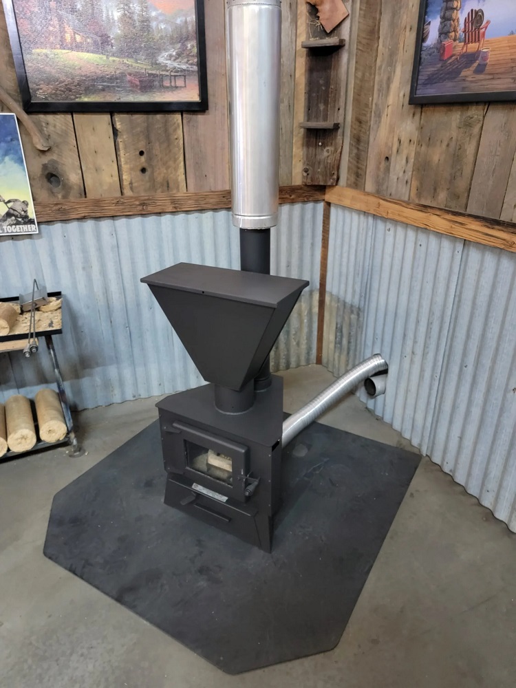 Flame Innovation 19 Inch Mini Me Non-Electric Pellet Stove
