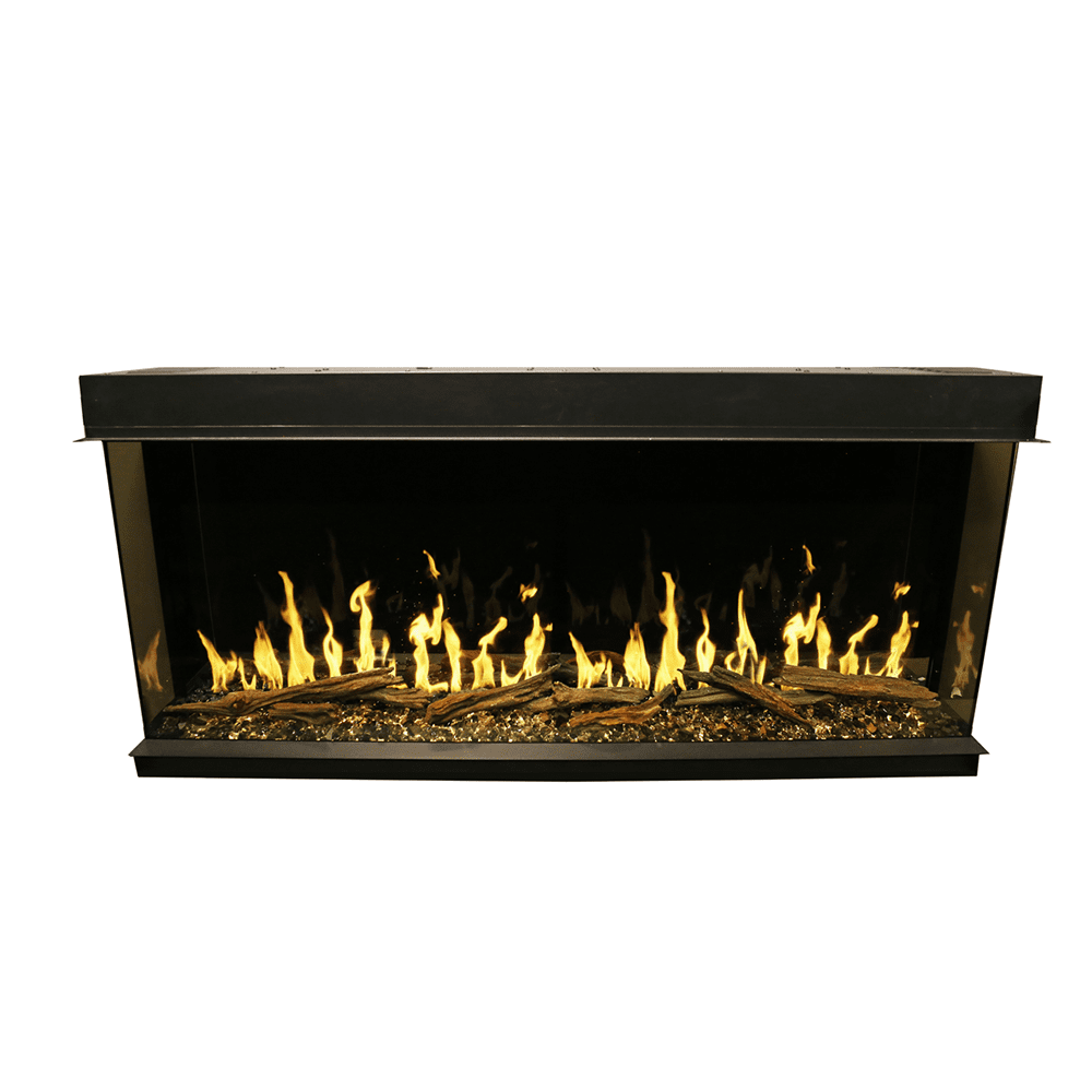 Modern Flames 76 Inch Orion Bay Front Electric Wall Fireplace