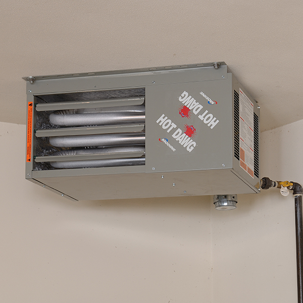 Modine Hot Dawg Power Vented Garage Gas Fired Unit Heater