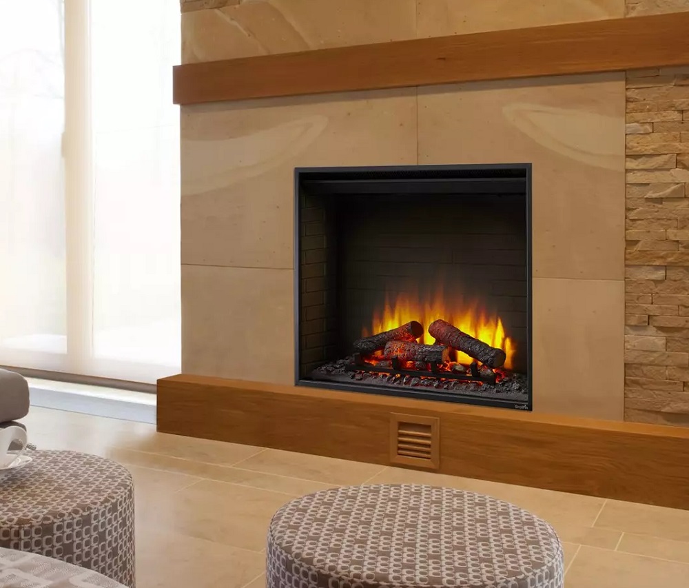 SimpliFire 30 Inch Electric Built-In Fireplace