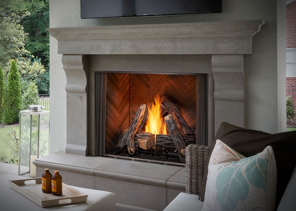 Outdoor Lifestyles Courtyard 36" Outdoor Traditional Fireplace