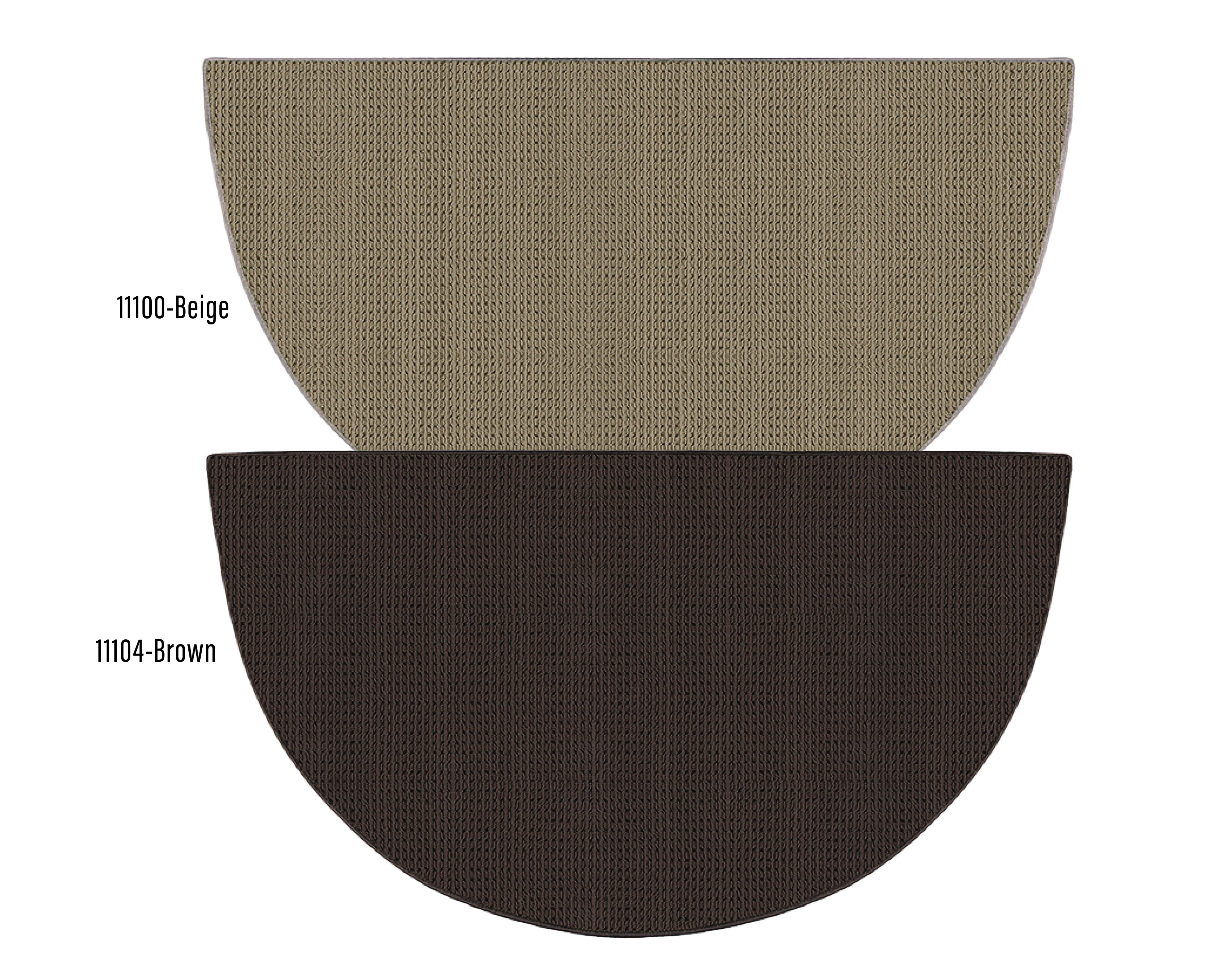 Goods of the Woods 72 x 36 Inch Polyester Mountain Half Round Hearth Rug