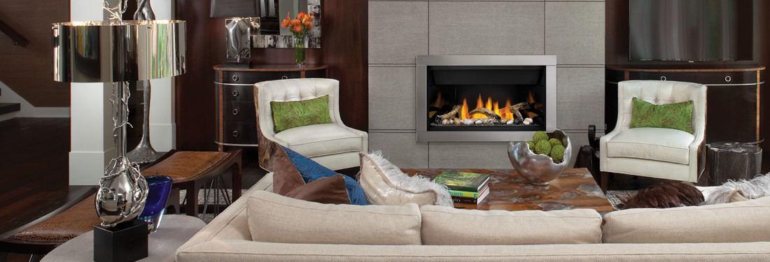 Napoleon 46 Inch Ascent Linear Direct Vent Natural Gas Fireplace