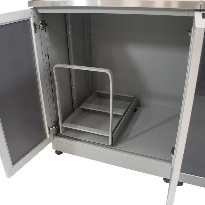 Blue Sky Pull Out Trash System for Outdoor Kitchen Cabinets