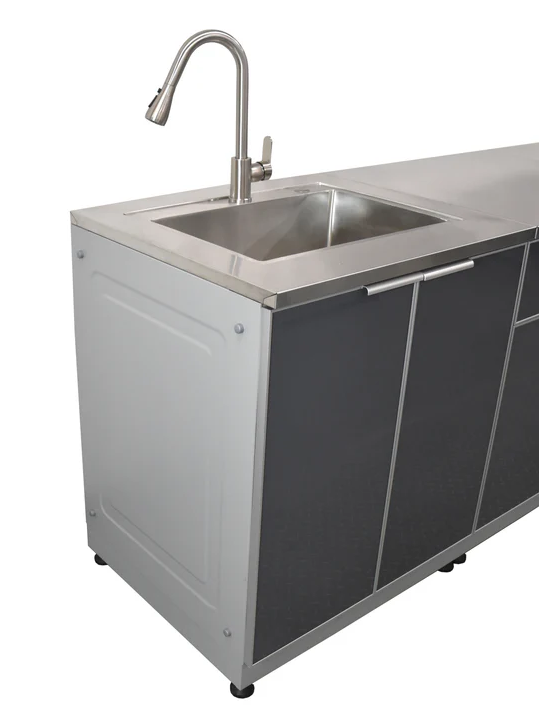 Blue Sky Decorative Side Panel for Outdoor Kitchen Cabinets