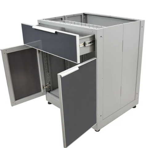 Blue Sky 30 Inch Two Door Outdoor Kitchen Cabinet with Single Drawer